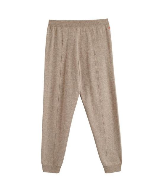 Chinti & Parker Natural Wool Cashmere Cuffed Joggers