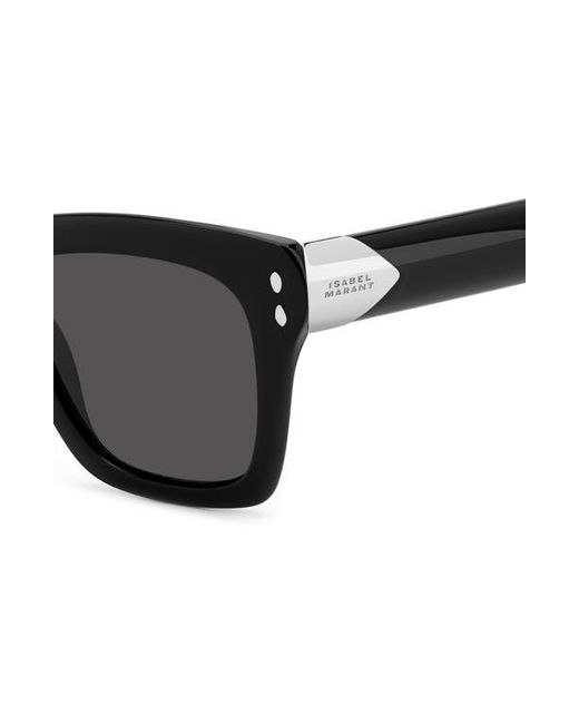 Isabel Marant Black 51Mm Rectangular Sunglasses