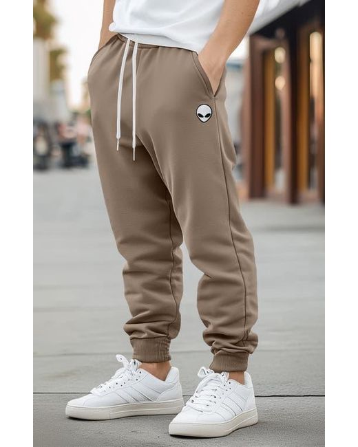 Alix Brown Alien Midweight Fleece Jogger Pant for men