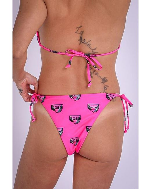 OOSC Pink Baewatch Tie Side Bikini Bottoms