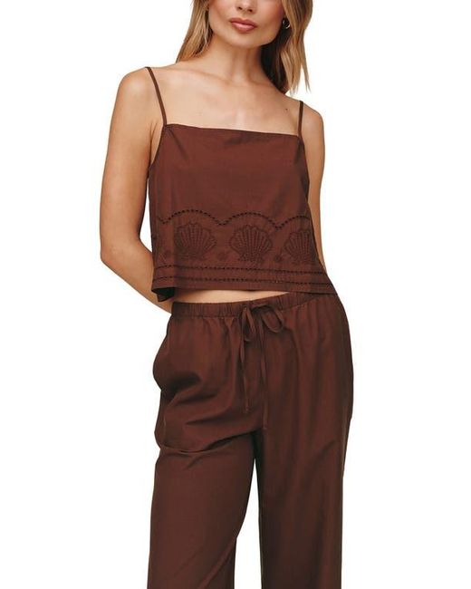 Bella Dahl Red Button Back Camisole