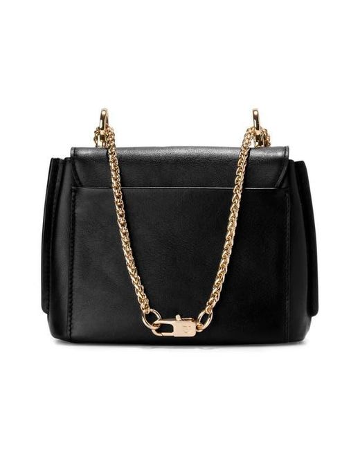 Cole Haan Mini Convertible Chain Leather Bag in Black | Lyst