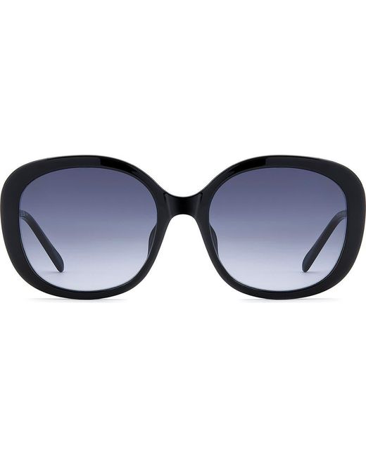 Fossil Blue 56M Gradient Oval Sunglasses