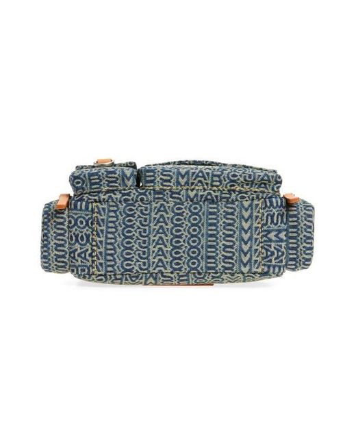 Marc Jacobs Multicolor The Cargo Monogram Denim Shoulder Bag