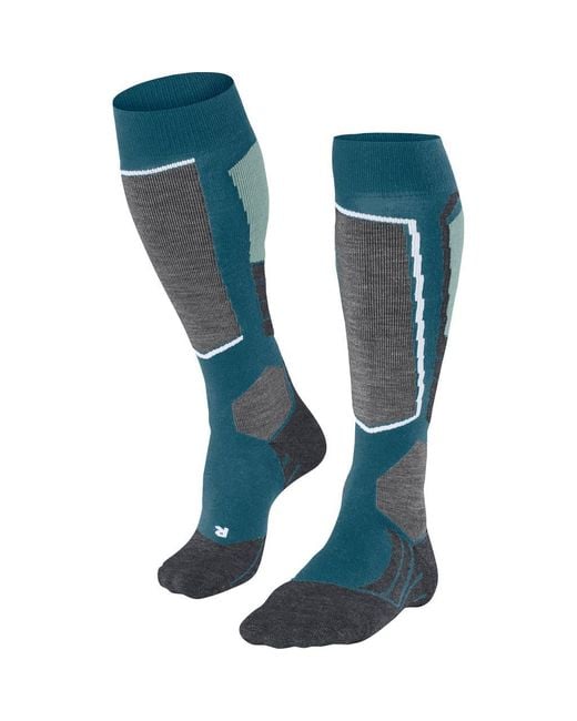 Falke Blue Sk2 Intermediate Ski Socks