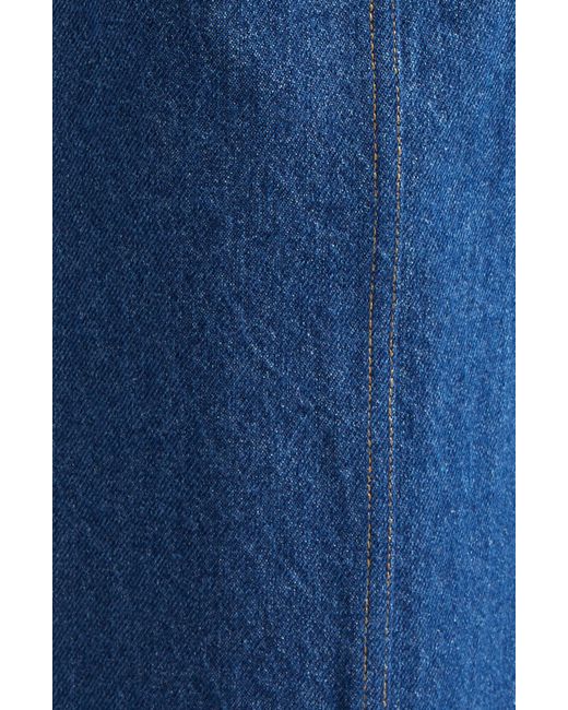 Sandy Liang Blue Tifosi Drawstring Cuff Cargo Jeans