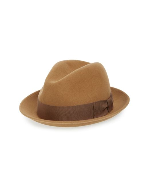 Bailey Brown Bogan Wool Fedora for men