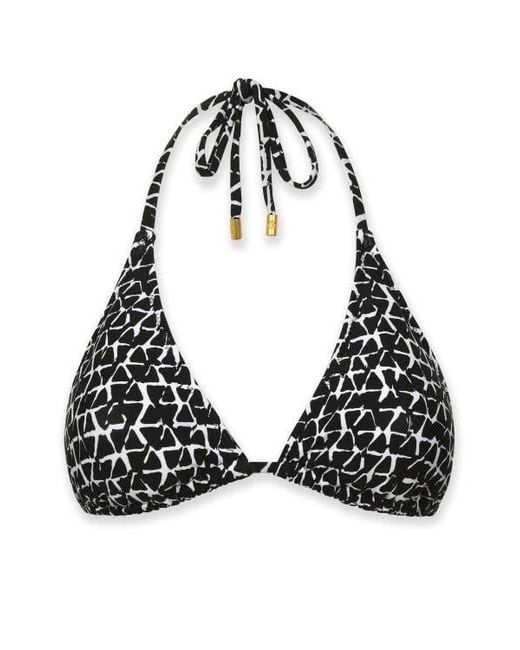 Helen Jon Black String Bikini Top