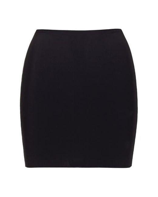 Commando Black Classic Mini Half Slip Skort