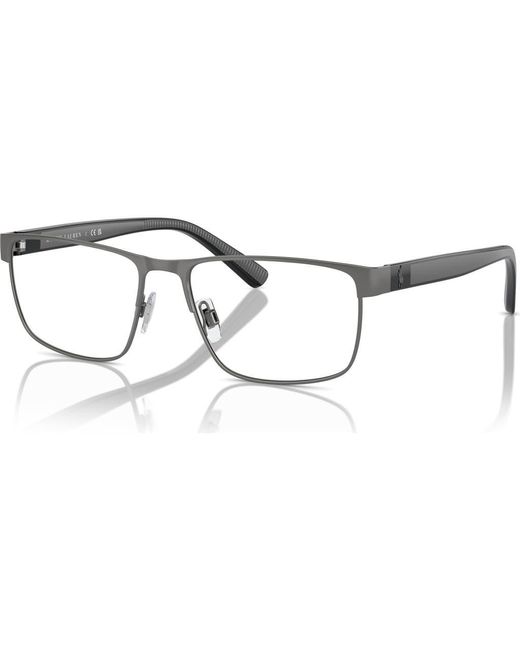 Polo Ralph Lauren Metallic 54Mm Rectangle Optical Glasses for men