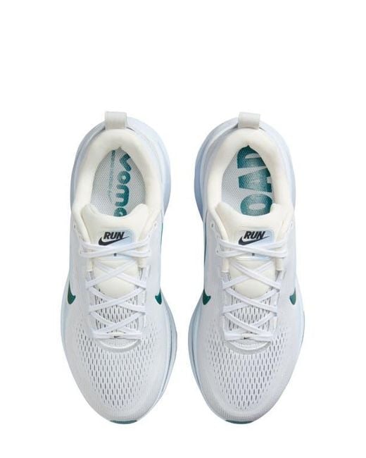 Nike White Vomero 18 Running Shoe