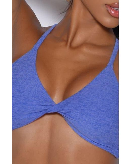 Bombshell Sportswear Blue Twist Mini Bra
