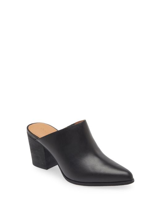 Chocolat Blu Gray Emery Pointed Toe Mule