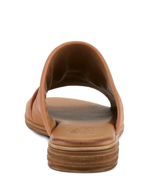 Spring Step Brown Jaleel Slide Sandal