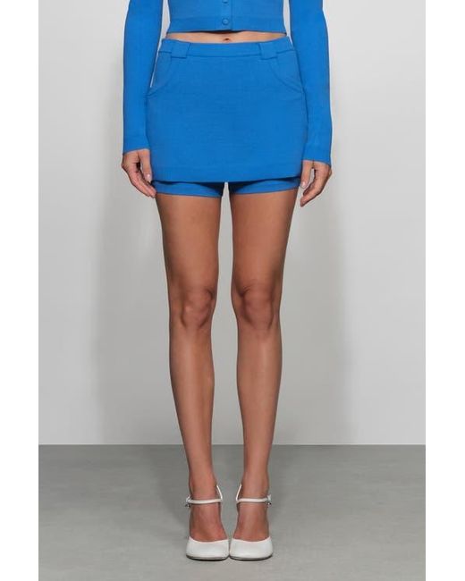 Et Ochs Blue Dev Knit Skort