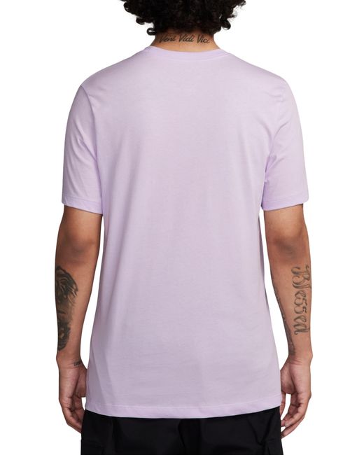 Nike Purple Air Graphic T-shirt for men