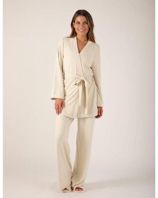 Softflex Natural Cloud Fleece Robe