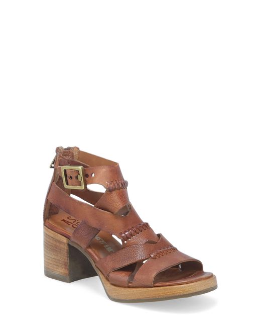 A.s.98 Brown A. S.98 Alfred Ankle Strap Sandal