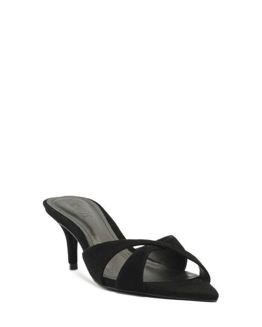 SCHUTZ SHOES Black Hilda Leaf Pointed Toe Mule