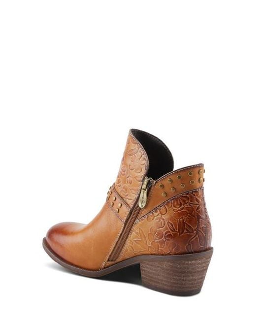 Spring Step Brown Daintylady Bootie