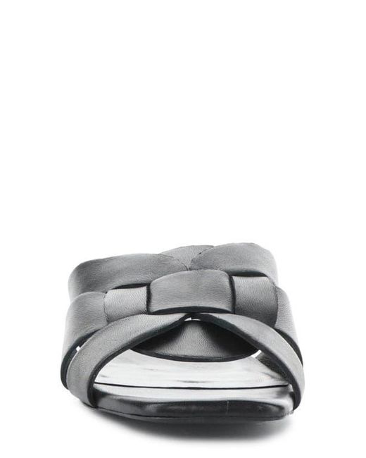 Bos. & Co. Gray Ellis Slide Sandal