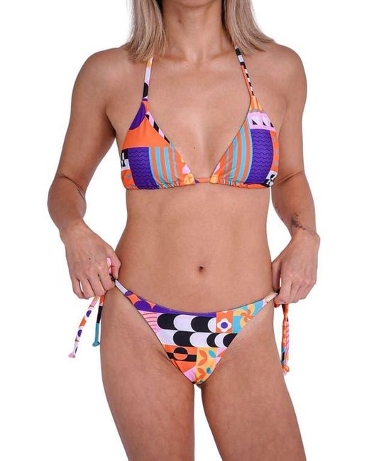 OOSC Purple Endless Summer Tie Side Bikini Bottoms