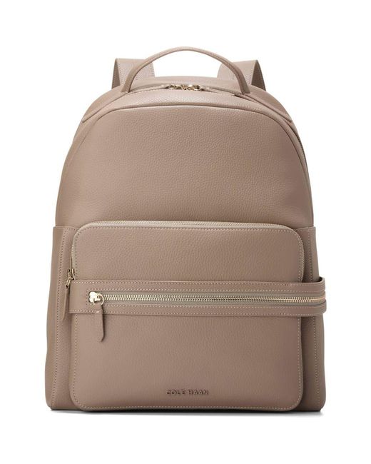 Cole Haan Davis Leather Backpack in Brown | Lyst