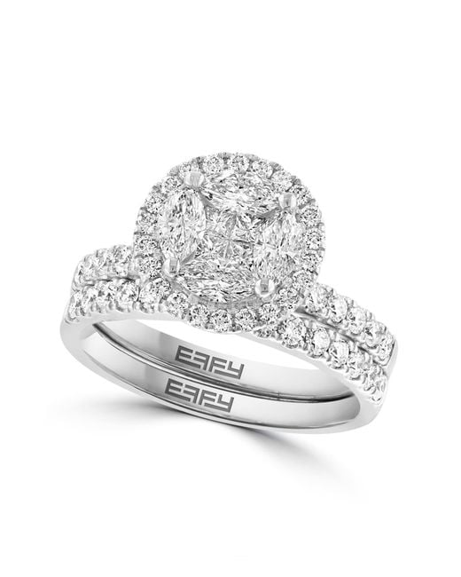 Effy Metallic 14K Diamond Statement Ring