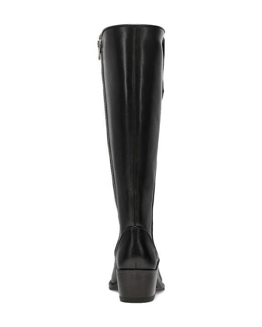 Frye Black Carson 2 Piping Knee High Boot