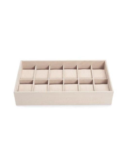 Wolf Natural Vault 12 Piece Watch Tray Insert