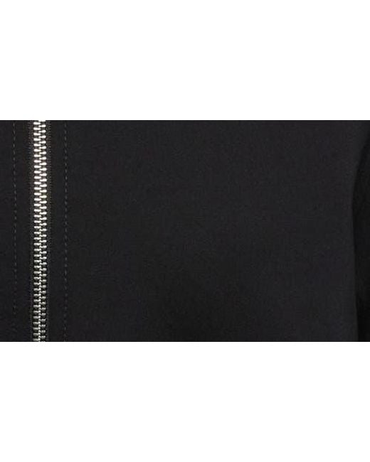 Helmut Lang Black Hooded Front Zip Jacket