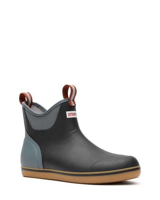 XtraTuf Brown 6-Inch Ankle Deck Boot for men