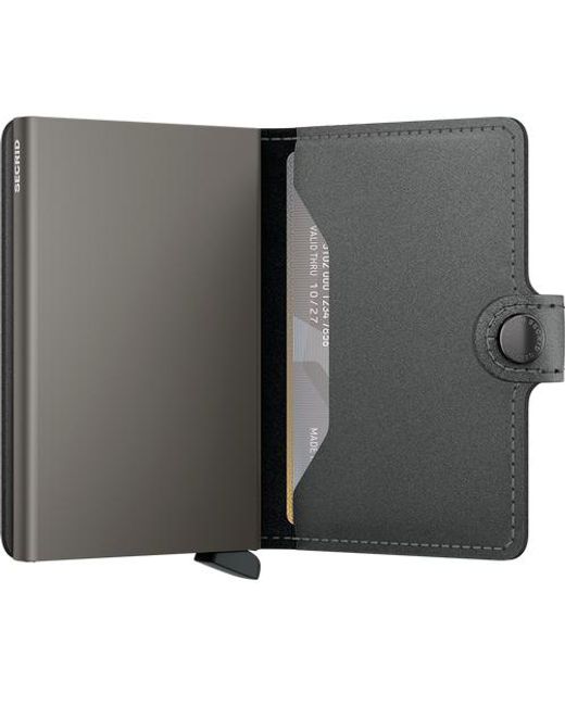 Secrid Gray Miniwallet Matte for men