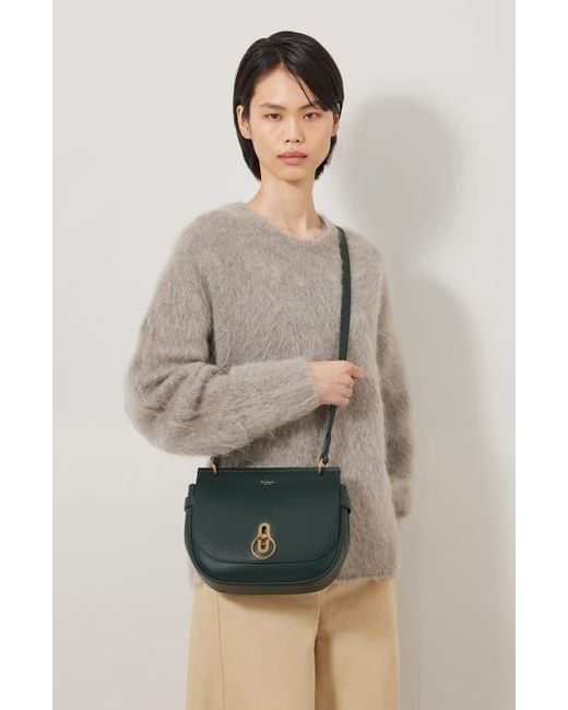 Mulberry Green Amberley Leather Shoulder Bag