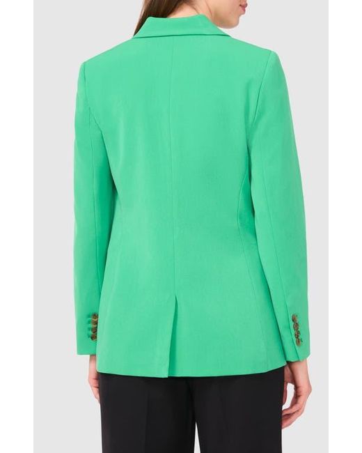 Halogen® Green Single Button Relaxed Blazer