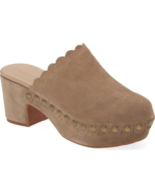 Chocolat Blu Brown Gemini Platform Clog
