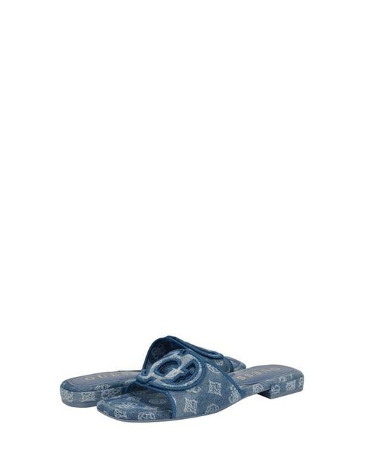 Guess Blue Tarishae Slide Sandal