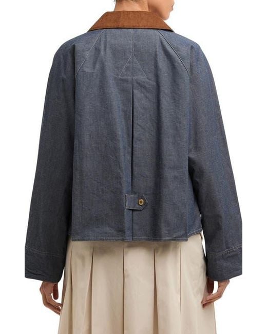 Barbour Black Freckleton Denim Swing Jacket