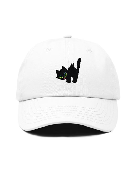 Alix White Blink Cat Dad Cap
