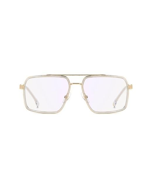Carrera Multicolor 58Mm Rectangular Optical Glasses for men