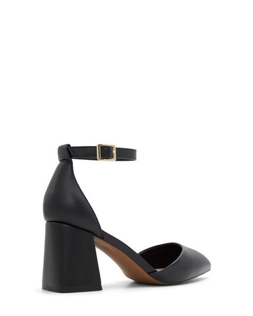 ALDO Black Daliaa Ankle Strap Pointed Toe Pump