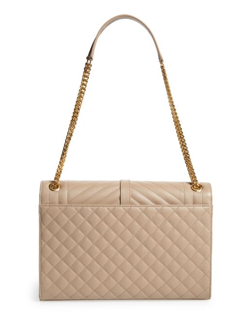 large cassandra calfskin shoulder bag