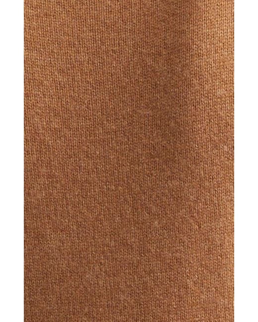 Veronica Beard Brown Mazzy Sleeveless Cashmere Turtleneck Sweater