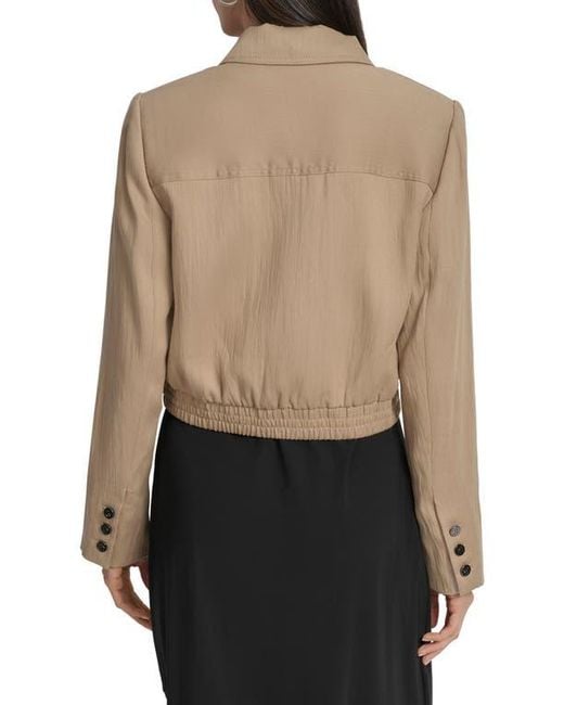 DKNY Black Crop Blazer