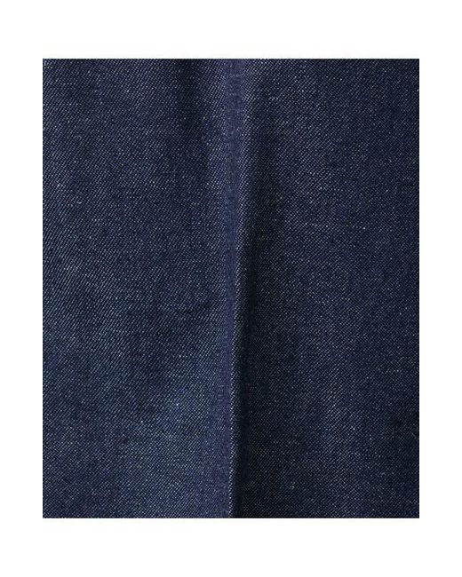 Mango Blue Flat Front Jeans