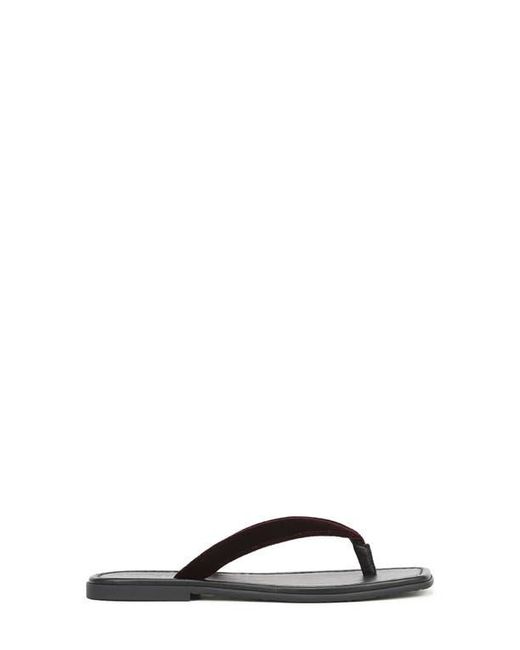 Veronica Beard Black Clea Flip Flop
