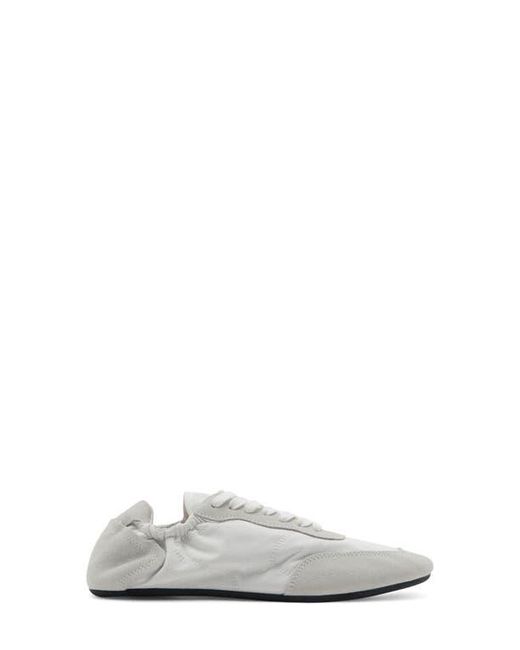 Mango White Leather Sneaker