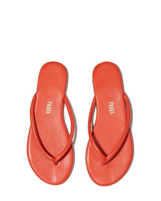 TKEES Lily Tubular Flip Flop in Red | Lyst