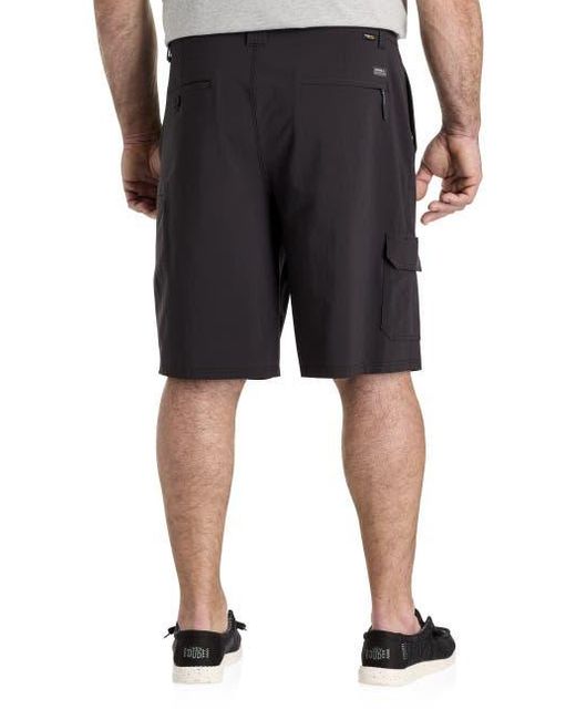 O'neill Sportswear Black Big & Tall Trvlr Series Cargo Shorts for men