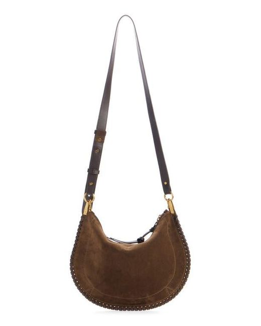 Isabel Marant Brown Oskan Soft Zipped Shoulder Bag